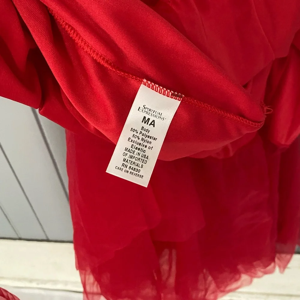 RESERVED FOR ELLIE120 7 Spiritual Expressions Red Fiery Dance Shirts ELLIE120 - Picture 3 of 4